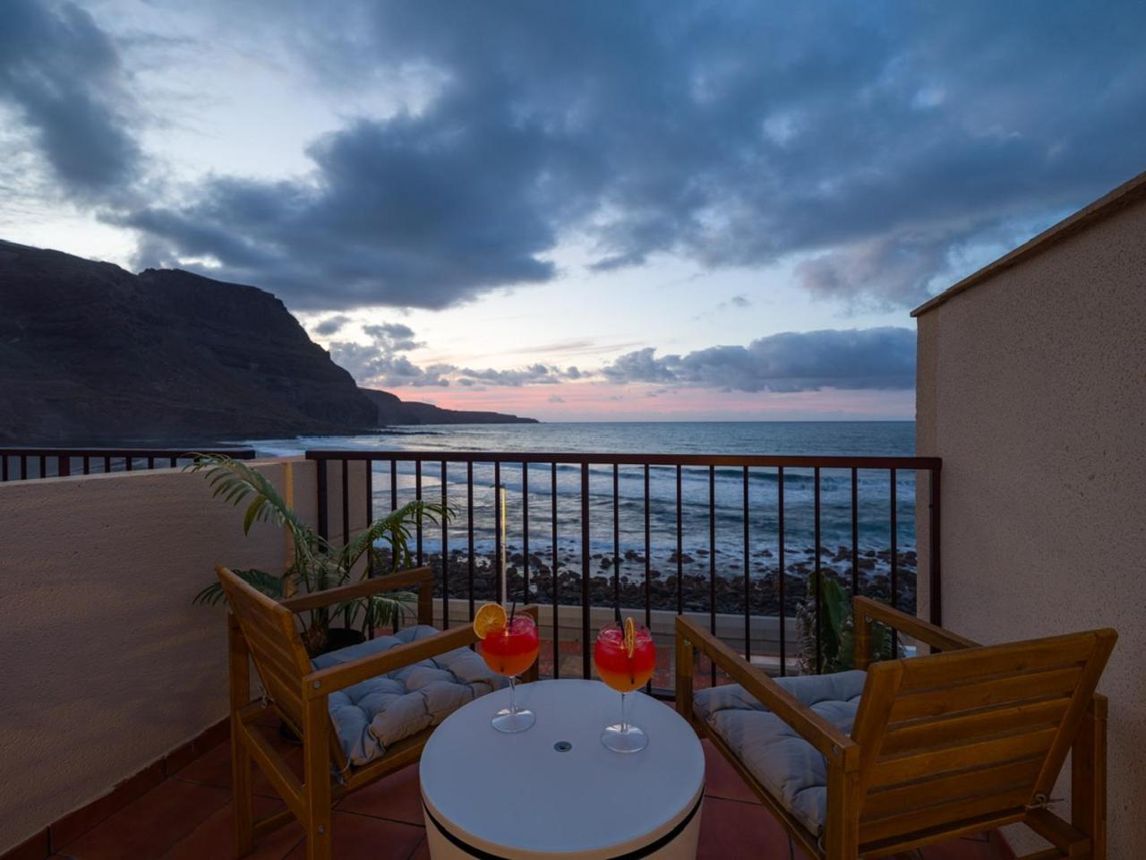 Giraud II - Secluded Beachfront Duplex Santa Maria de Guia de Gran Canaria Dış mekan fotoğraf
